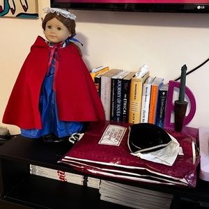 RARE Pleasant Co American Girl Felicity Doll, Book, Outfits, and Accessories.